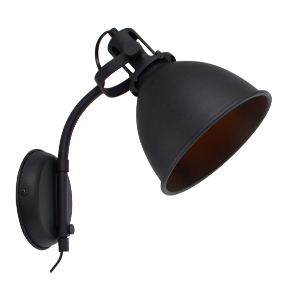 Sfeerlampen Wandlamp Industria zwart