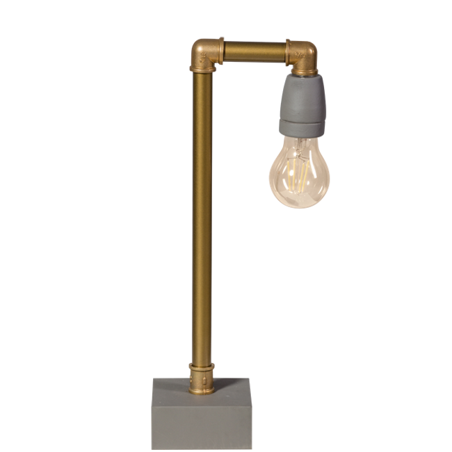 Sfeerlampen GassedUp messing tafellamp