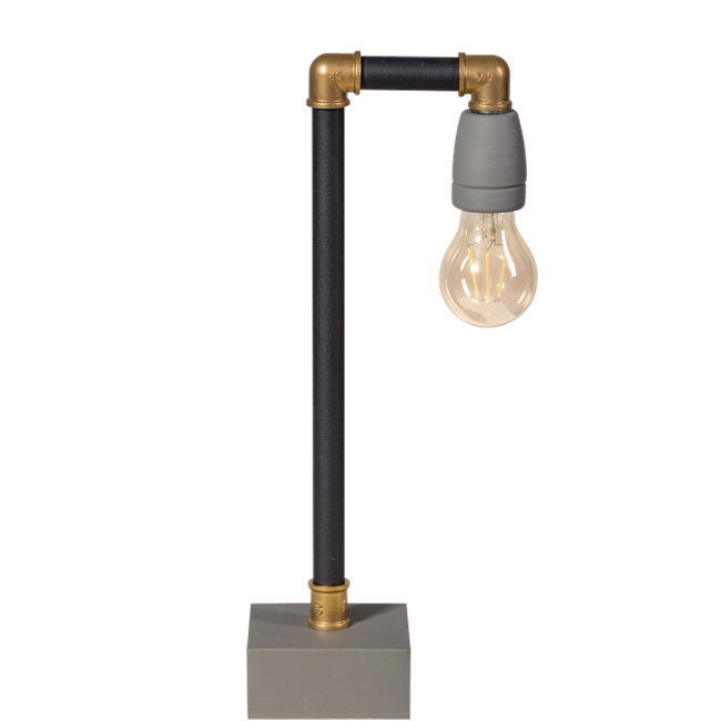 Sfeerlampen GassedUp zwart tafellamp