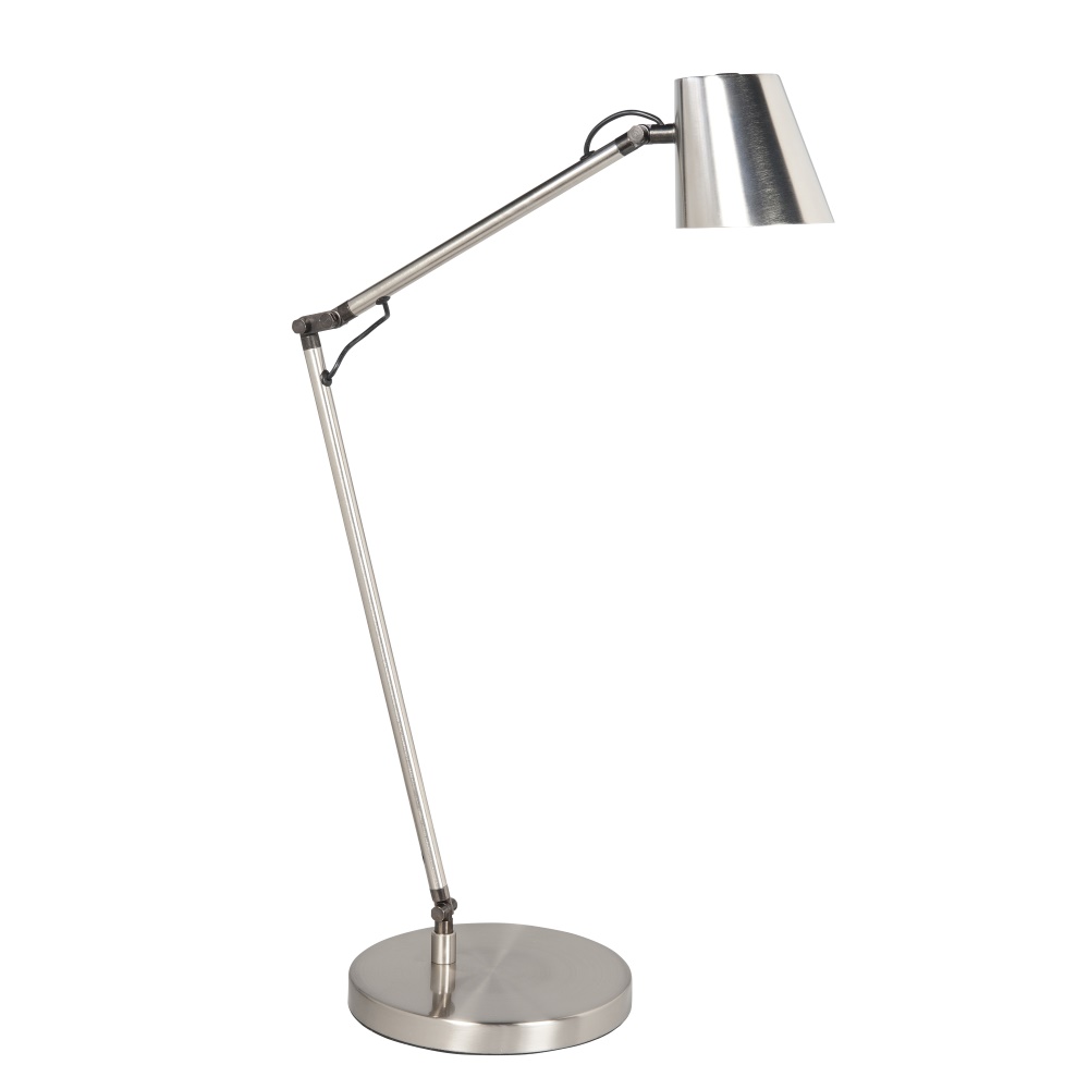 Sfeerlampen Metallic zilver tafellamp