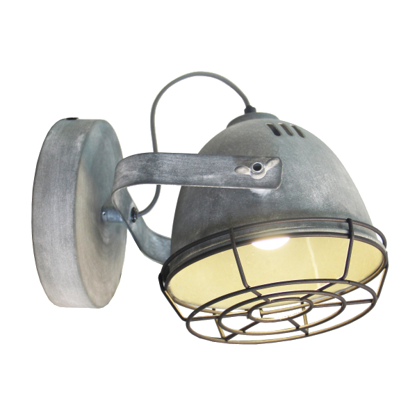 Sfeerlampen Industria korf plafond/wandlamp