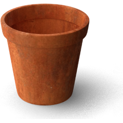 Geroba Vora C4 conische plantenbak 1000x1000mm - Cortenstaal