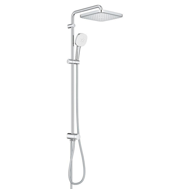 Grohe Tempesta 250 Cube Douchesysteem 92cm - zonder kraan - hoofddouche - 25cm - vierkante handdouche - 3 straalsoorten - met omstel - chroom 26694001