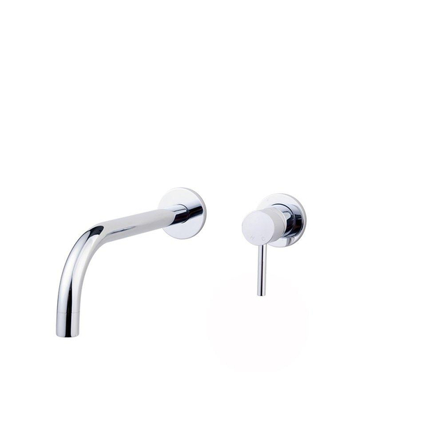 Wiesbaden Slim inbouwwastafelkraan eenhendel incl inbouwdeel chroom sw440381/sw440387