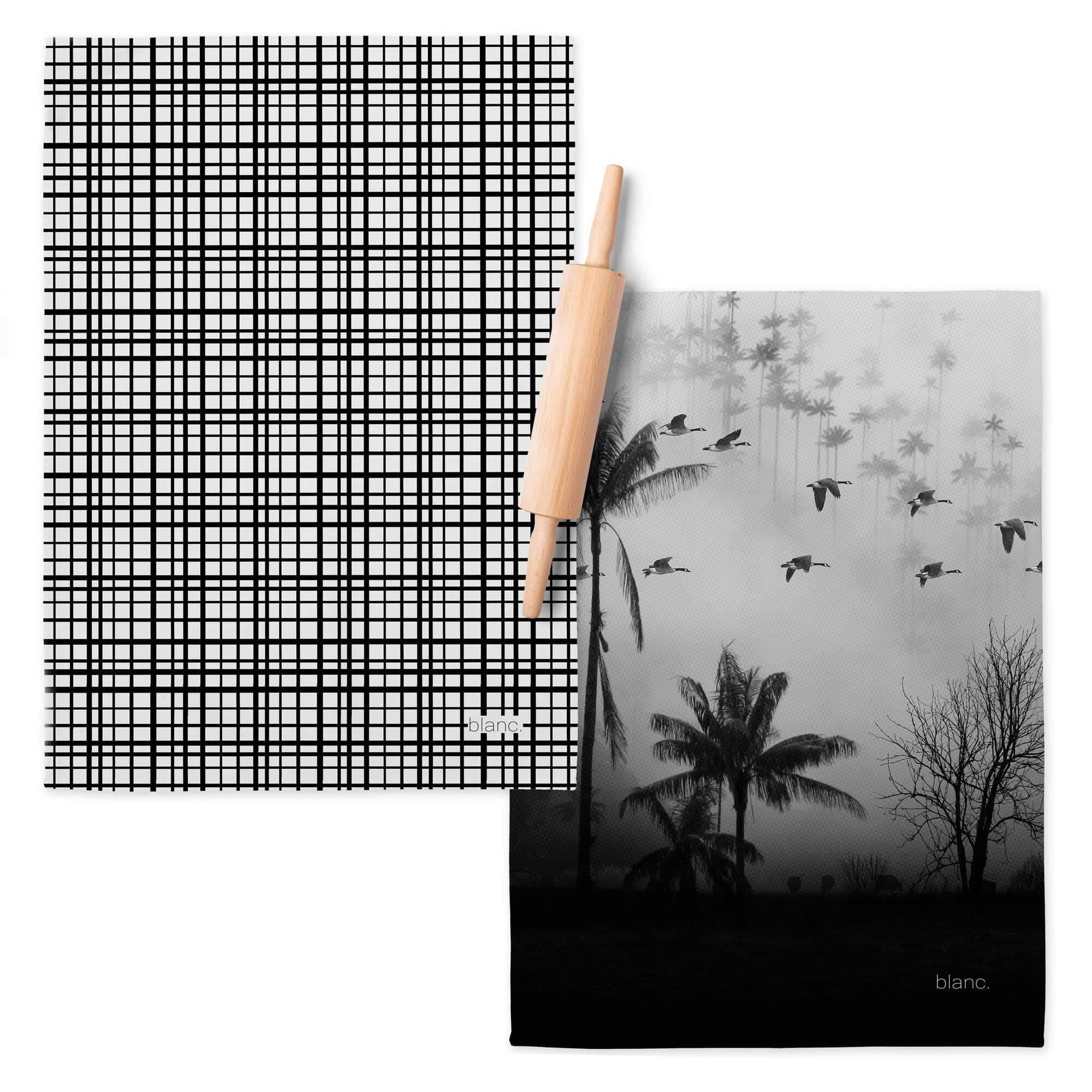 Blanc Set van 2 theedoeken Nostalgia | 