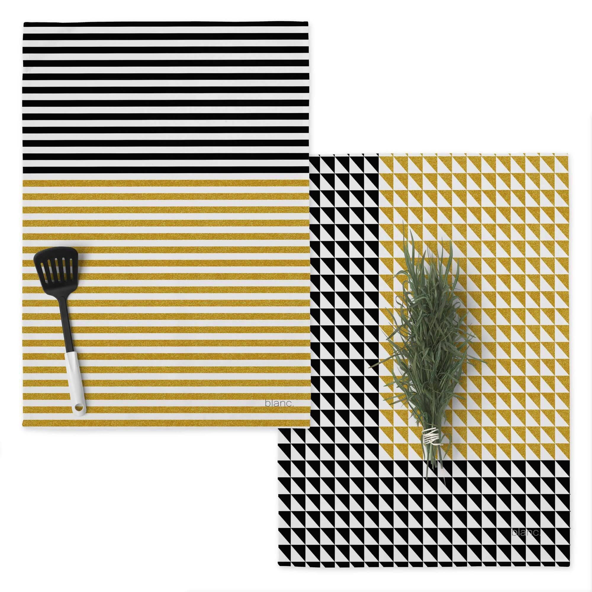 Blanc Set van 2 theedoeken Screen | 