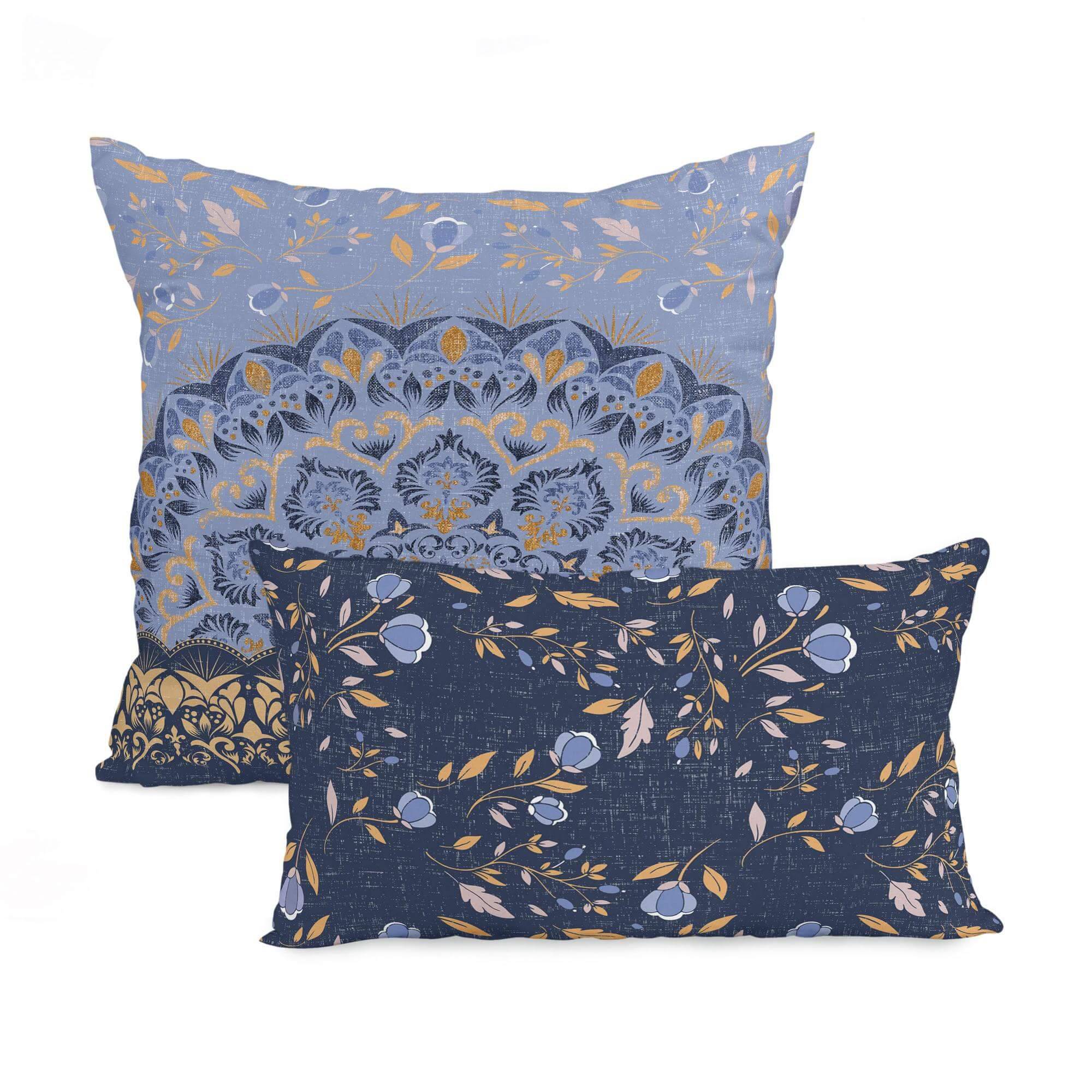 Happy Friday Set van 2 kussenhoezen Salina | 