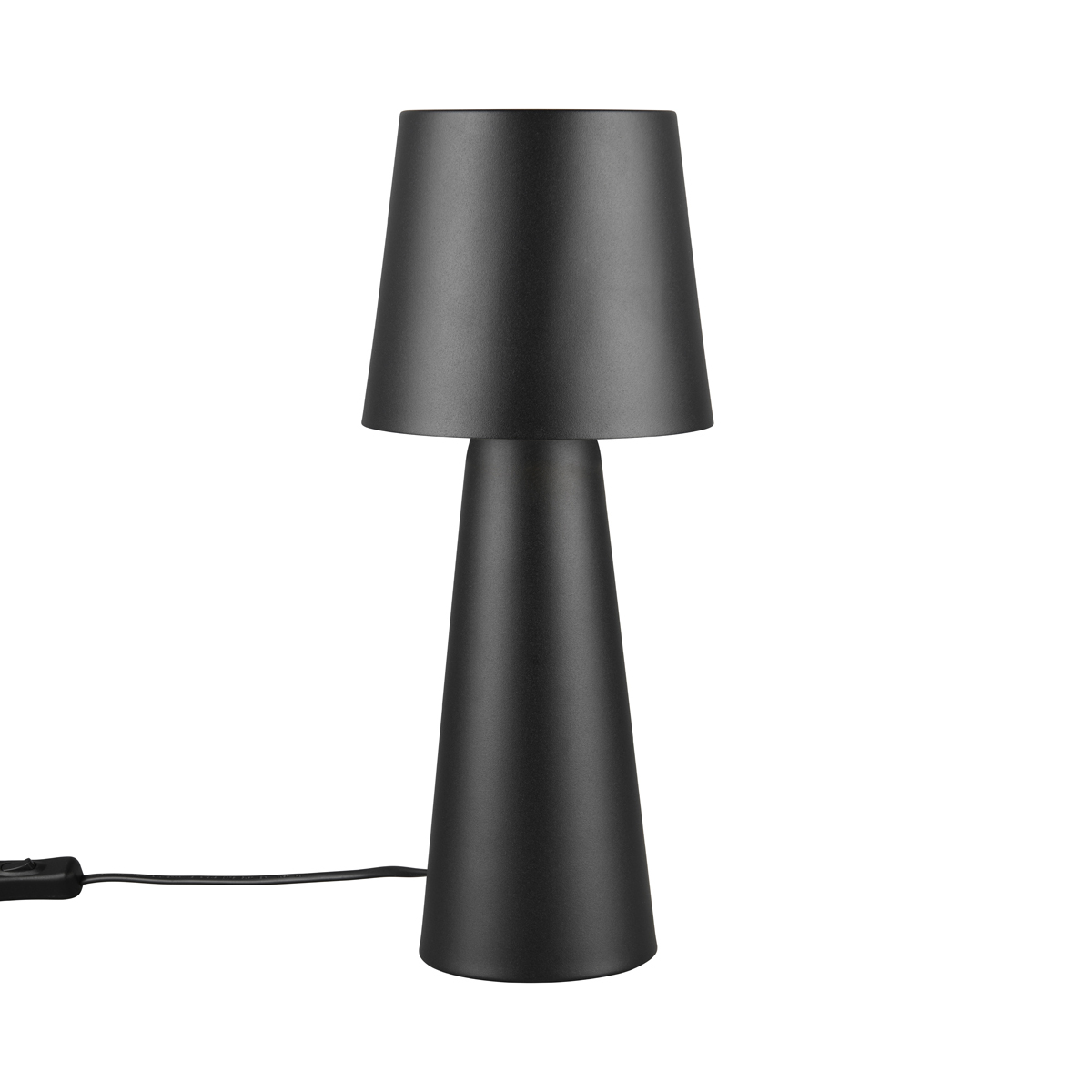 BES LED LED Tafellamp - Trion Pinati - E27 Fitting - 1 lichtpunt - Mat Zwart - Metaal