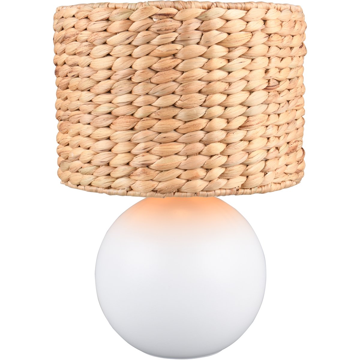 BES LED LED Tafellamp - Trion Nina XL - E27 Fitting - 1 lichtpunt - Wit - Keramiek