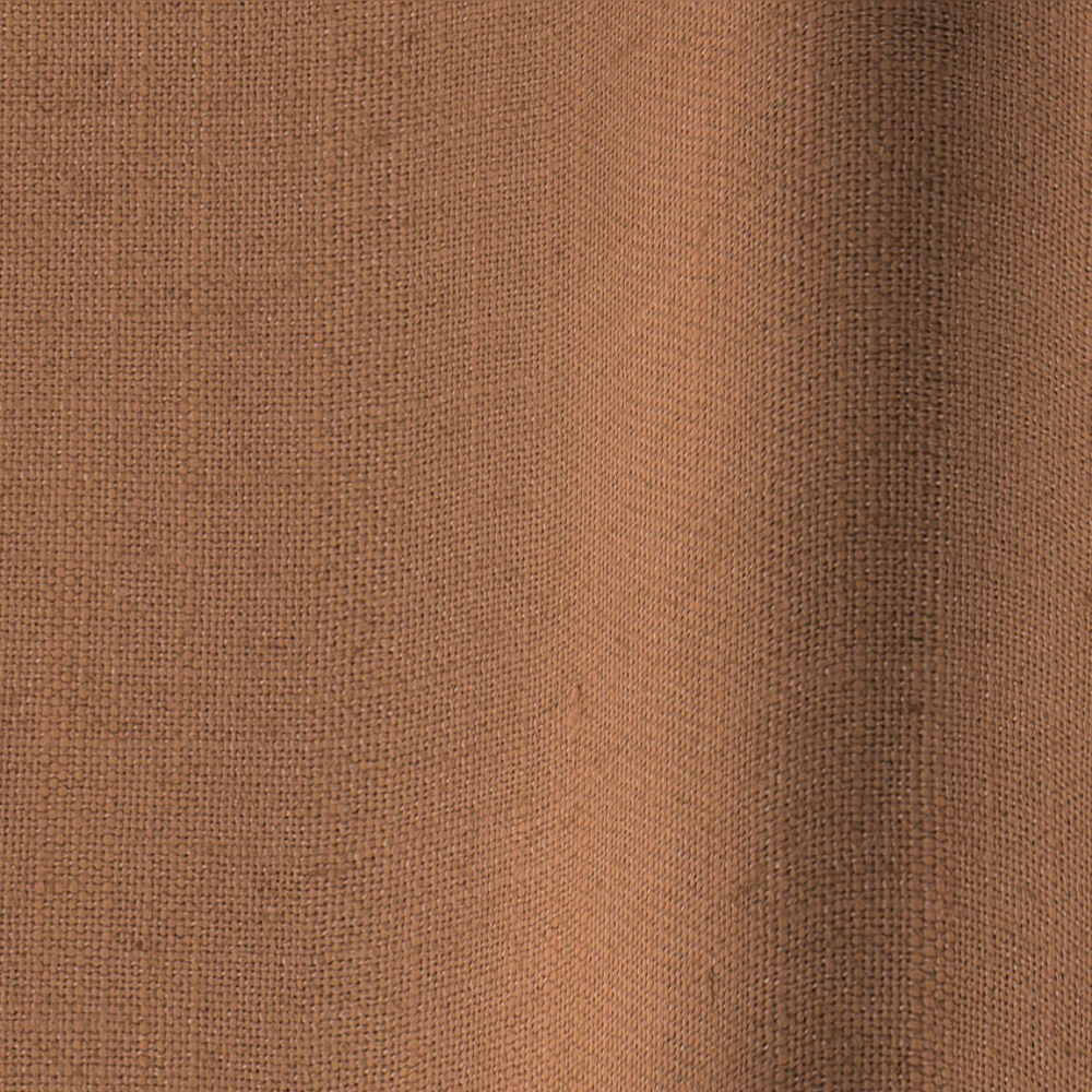 Vadain Omhelzing gordijn - karamel met dubbele plooi