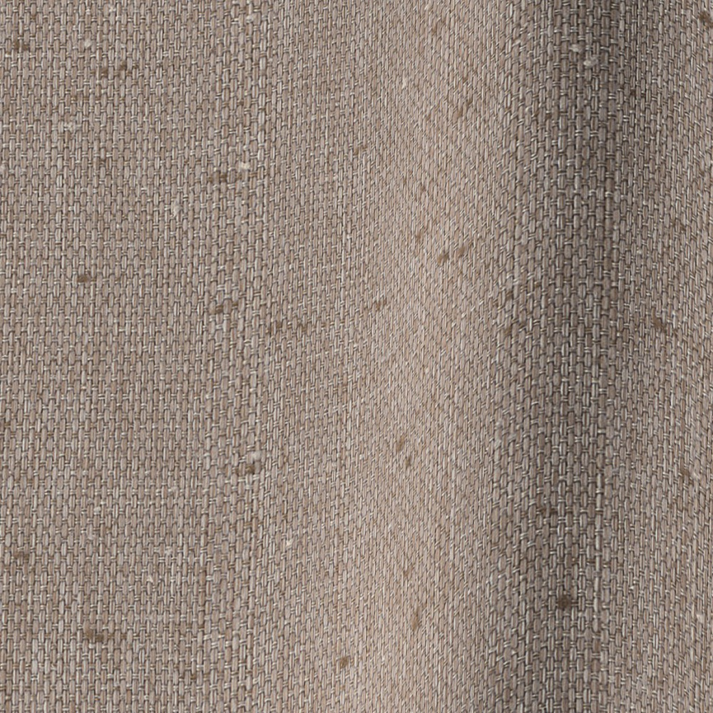 Vadain Sluimer gordijn - taupebruin met dubbele plooi