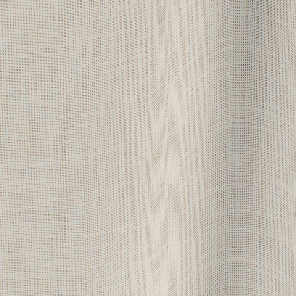 Vadain Puurlicht gordijn - amandel met dubbele plooi