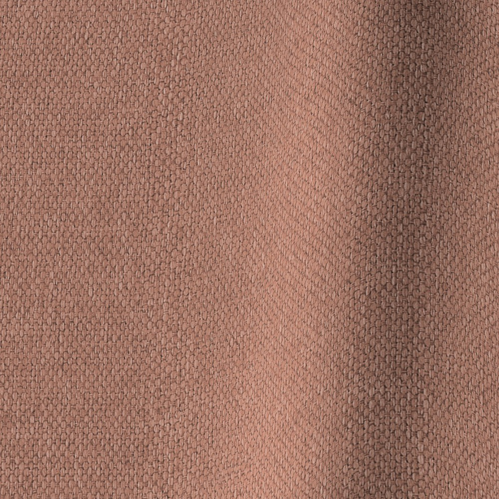 Vadain Luwte gordijn - roodaarde met dubbele plooi