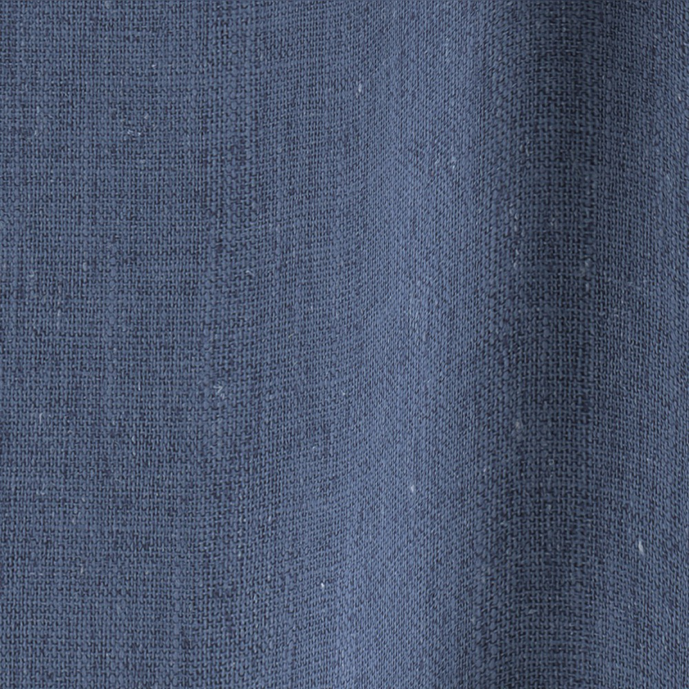 Vadain Droomtijd gordijn - denimblauw met dubbele plooi