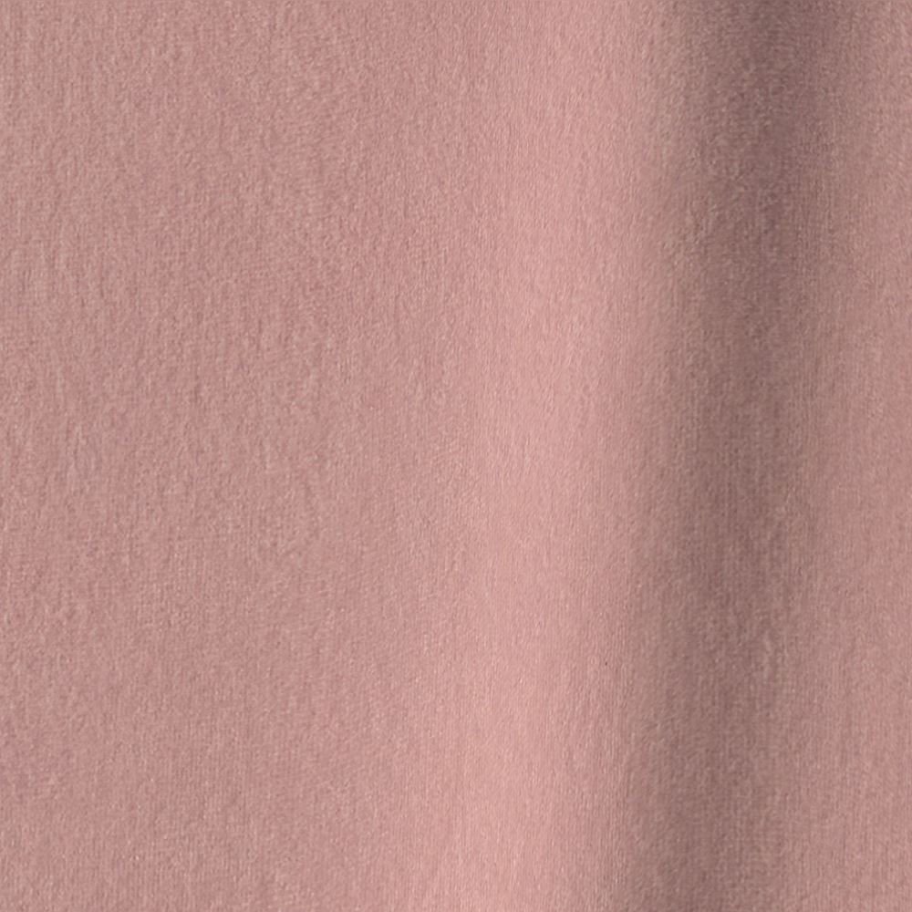 Vadain Fluweelgloed gordijn - zachtroze met ringen