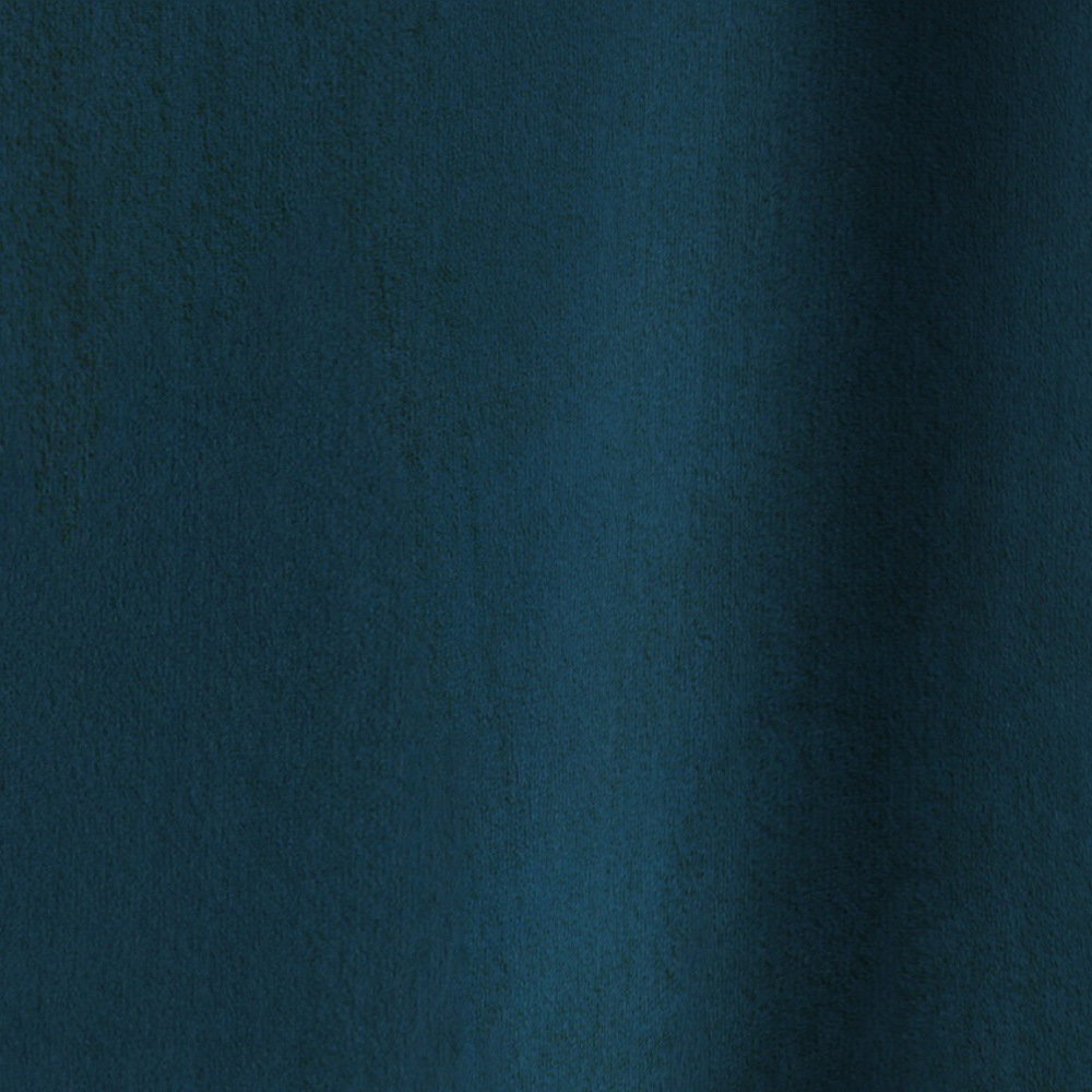 Vadain Fluweelgloed gordijn - pauwgroen met ringen