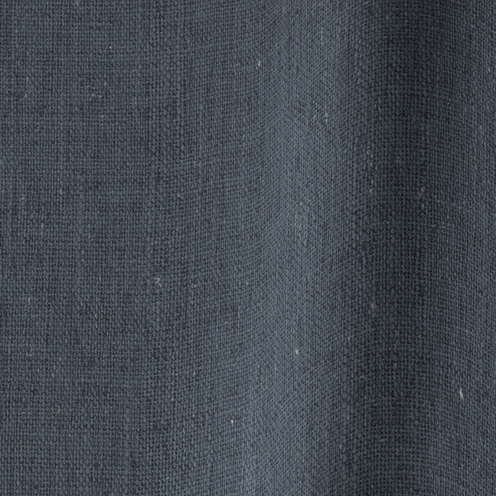 Vadain Droomtijd gordijn - middernachtblauw met ringen