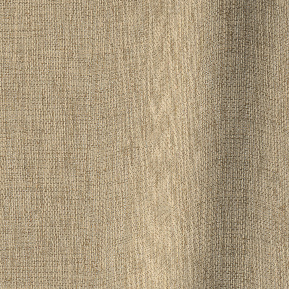 Vadain Droomtijd gordijn - mosterd met enkele plooi