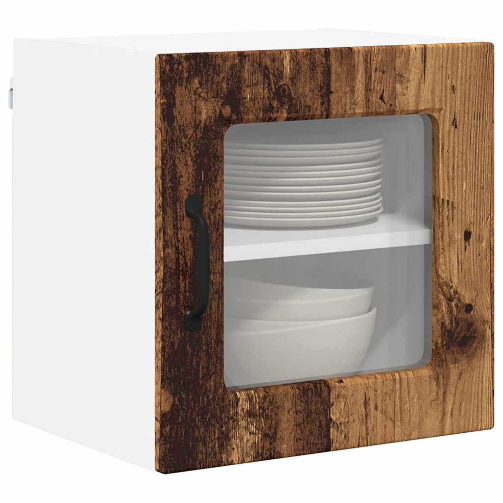 vidaXL Keukenkast aan de muur Oud Hout 40 x 31 x 40 cm Bewerkt hout