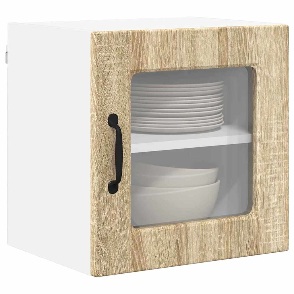 vidaXL Keukenkast aan de muur 2 pcs Sonoma Eiken 40 x 31 x 40 cm