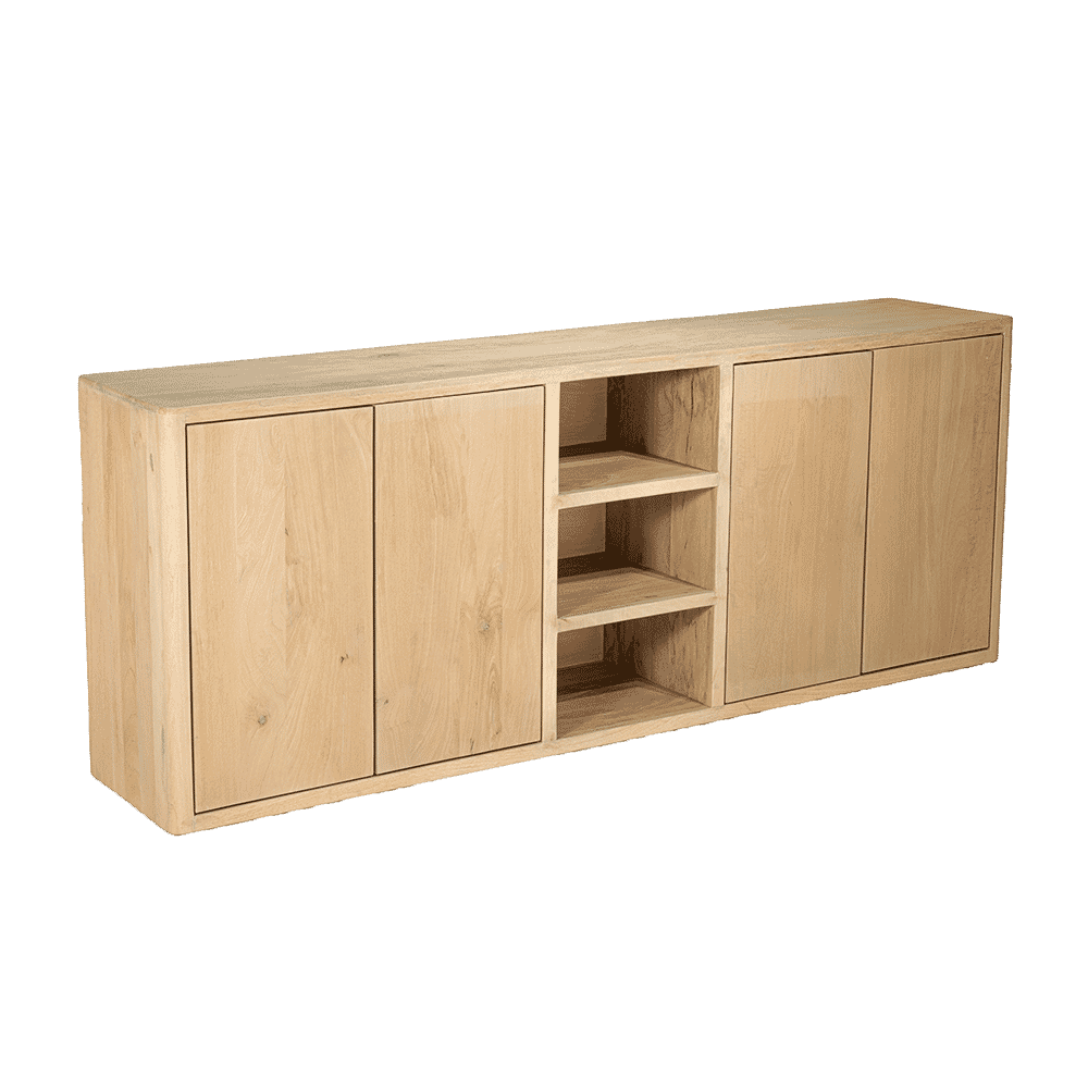 Tower Living Dressoir Tenna Mangohout, 220cm - Naturel