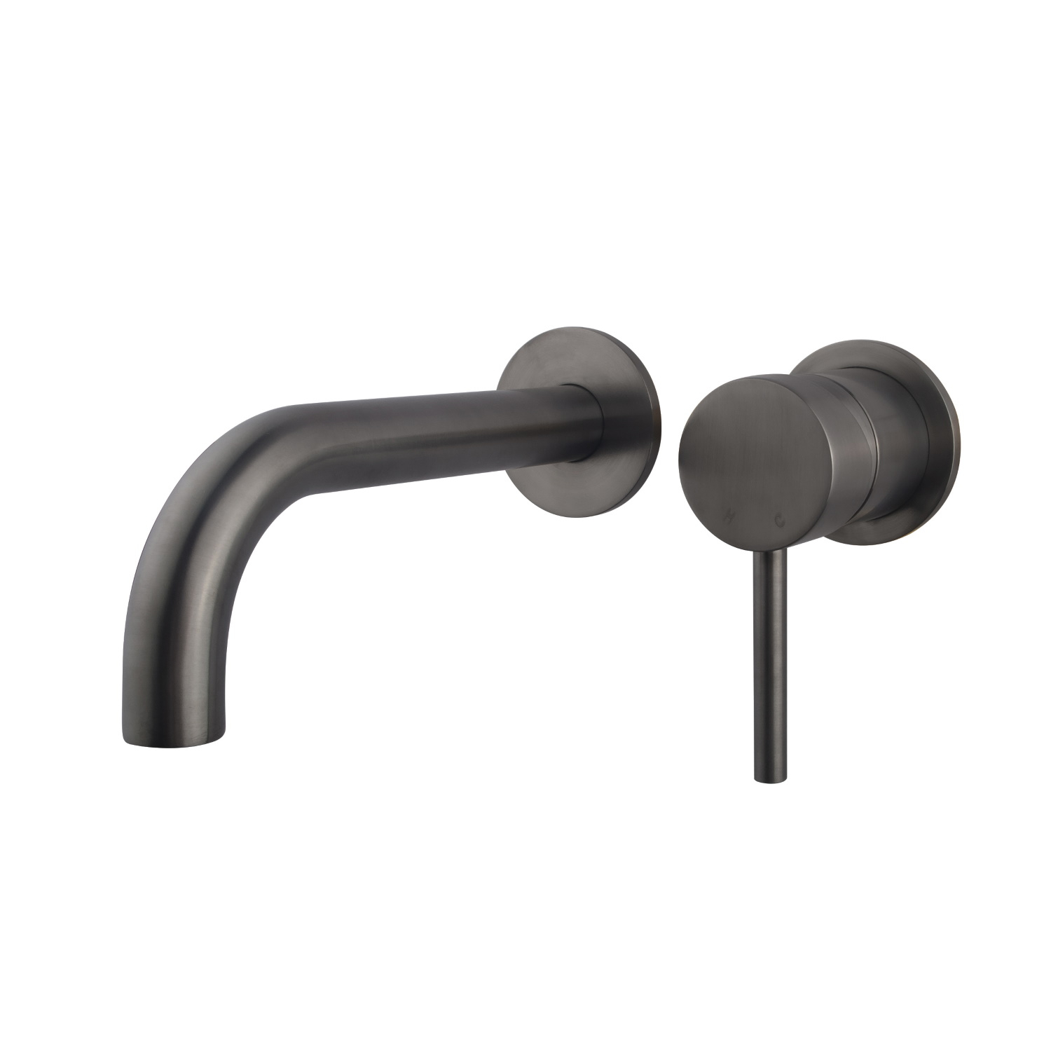 Wiesbaden OUTLET Afbouwdeel Inbouw Wastafelkraan  Caral Twenty Mengkraan Gun Metal (exclusief inbouwdeel) PVD Coating