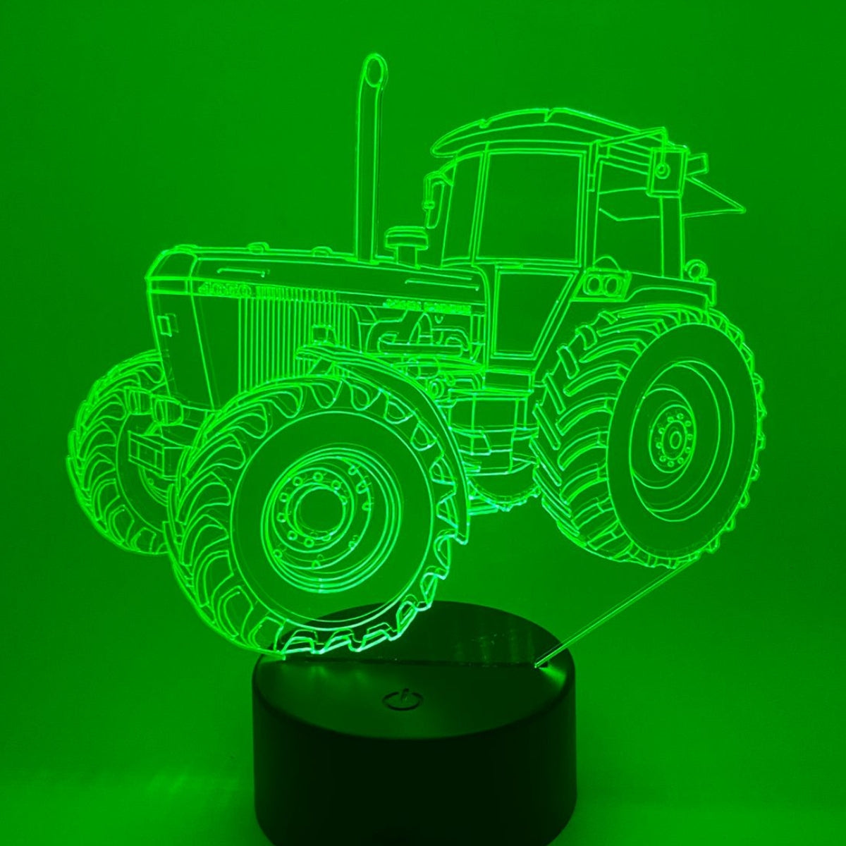 Merkloos 3D LED LAMP - TRACTOR 2 - Ontwerp-zelf.nl