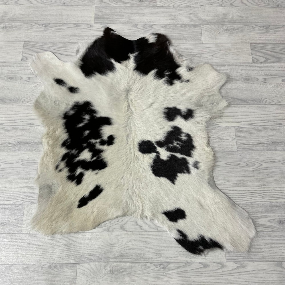 Lederstore Kalfshuid bruin creme 90x80cm