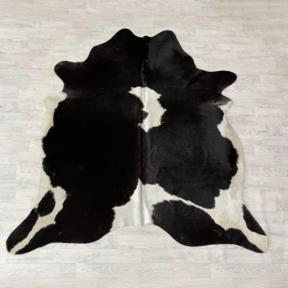 Lederstore Koeienhuid zwart wit 225x200cm