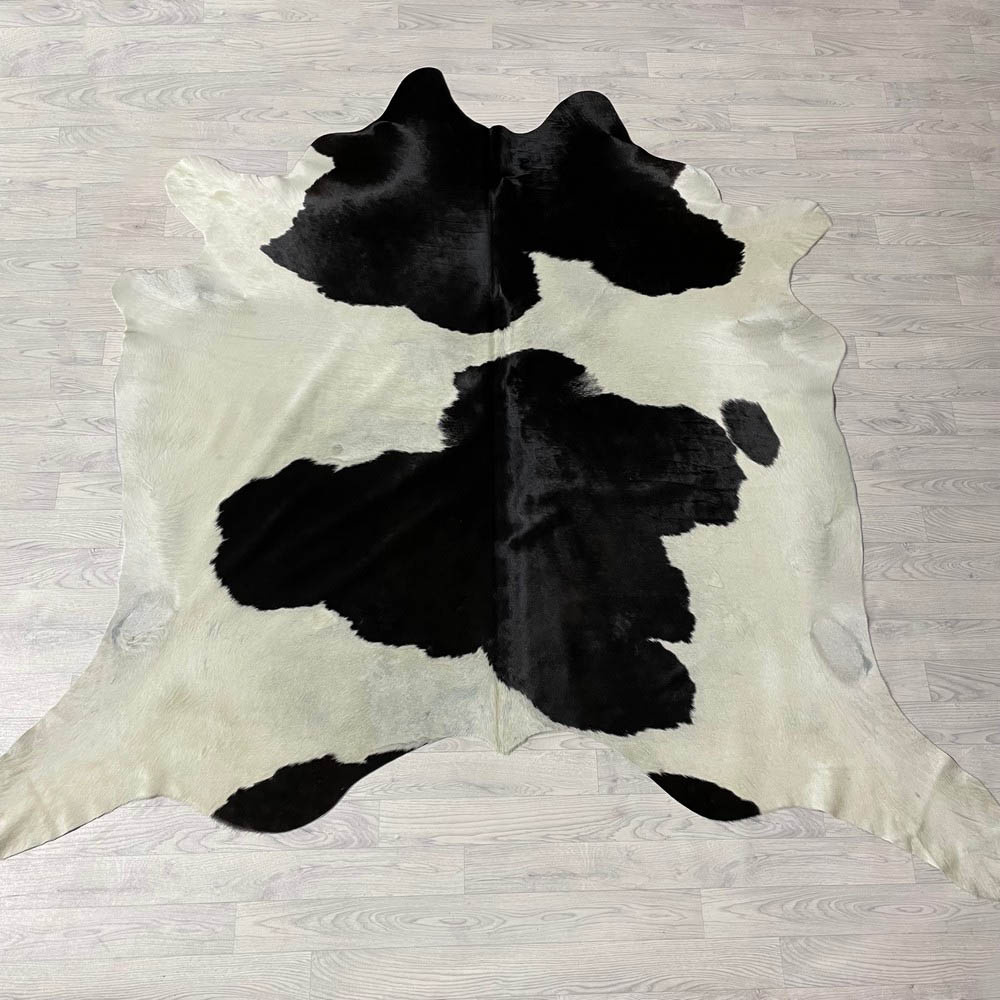 Lederstore Koeienhuid zwart wit 215x230cm
