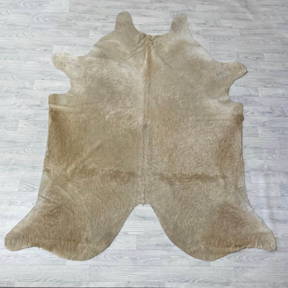 Lederstore Koeienhuid beige 230x190cm M/L
