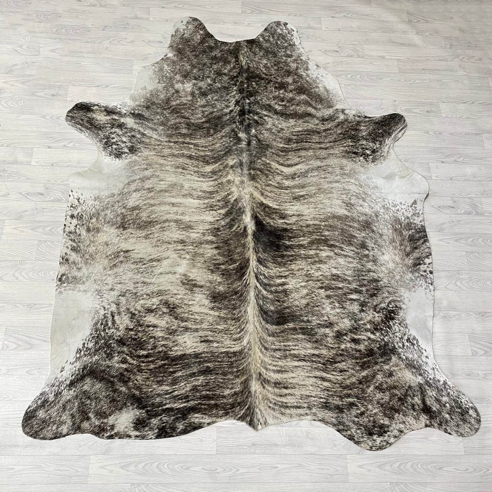 Lederstore Koeienhuid bruin beige wit brindle 230x185cm M/L