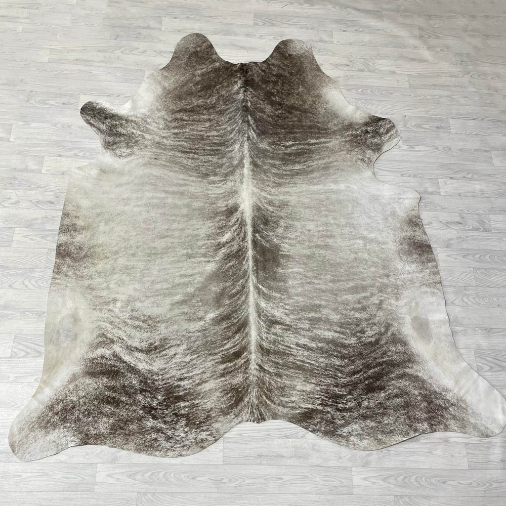 Lederstore Koeienhuid bruin wit brindle 225x200cm M/L