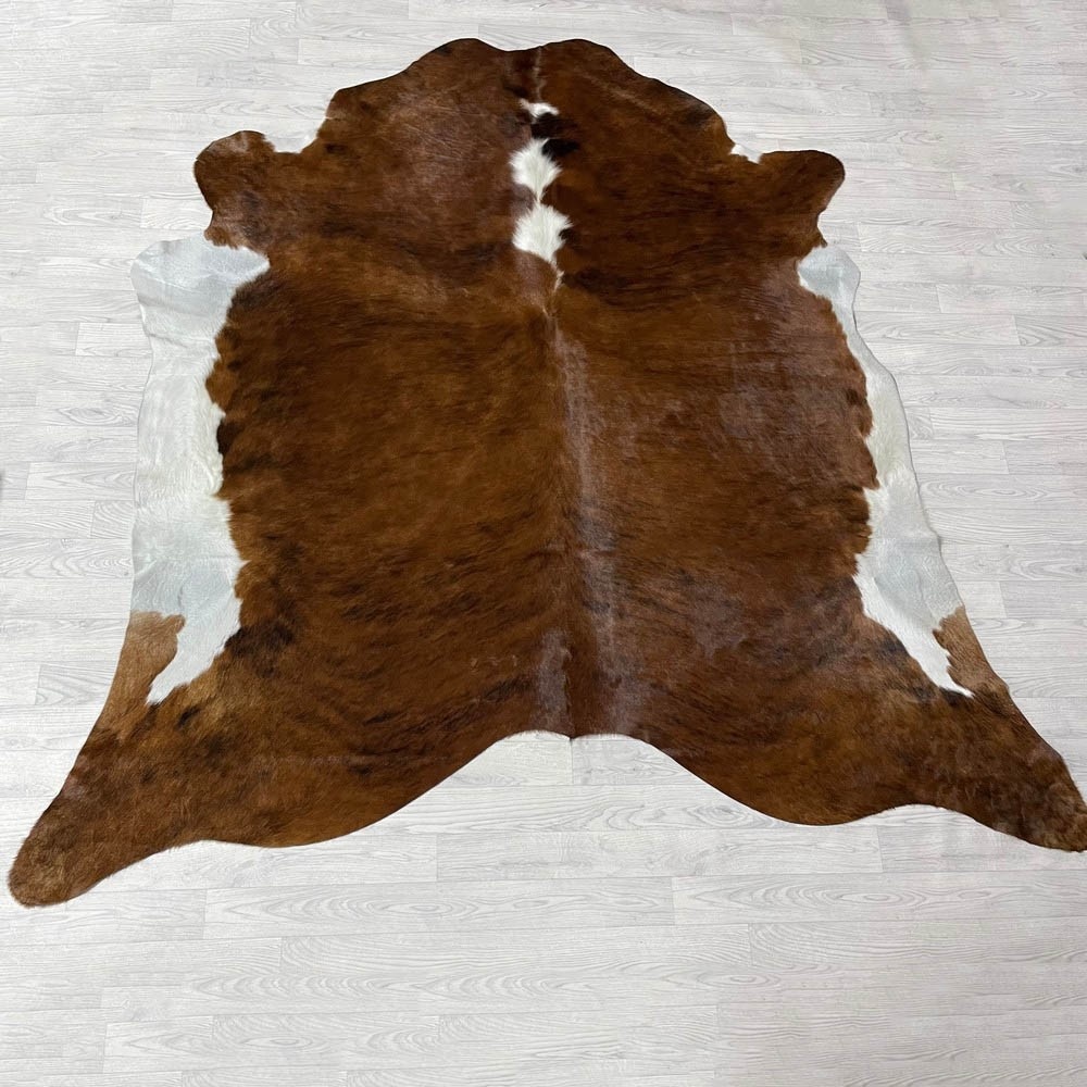 Lederstore Koeienhuid bruin zwart wit 235x240cm XXL