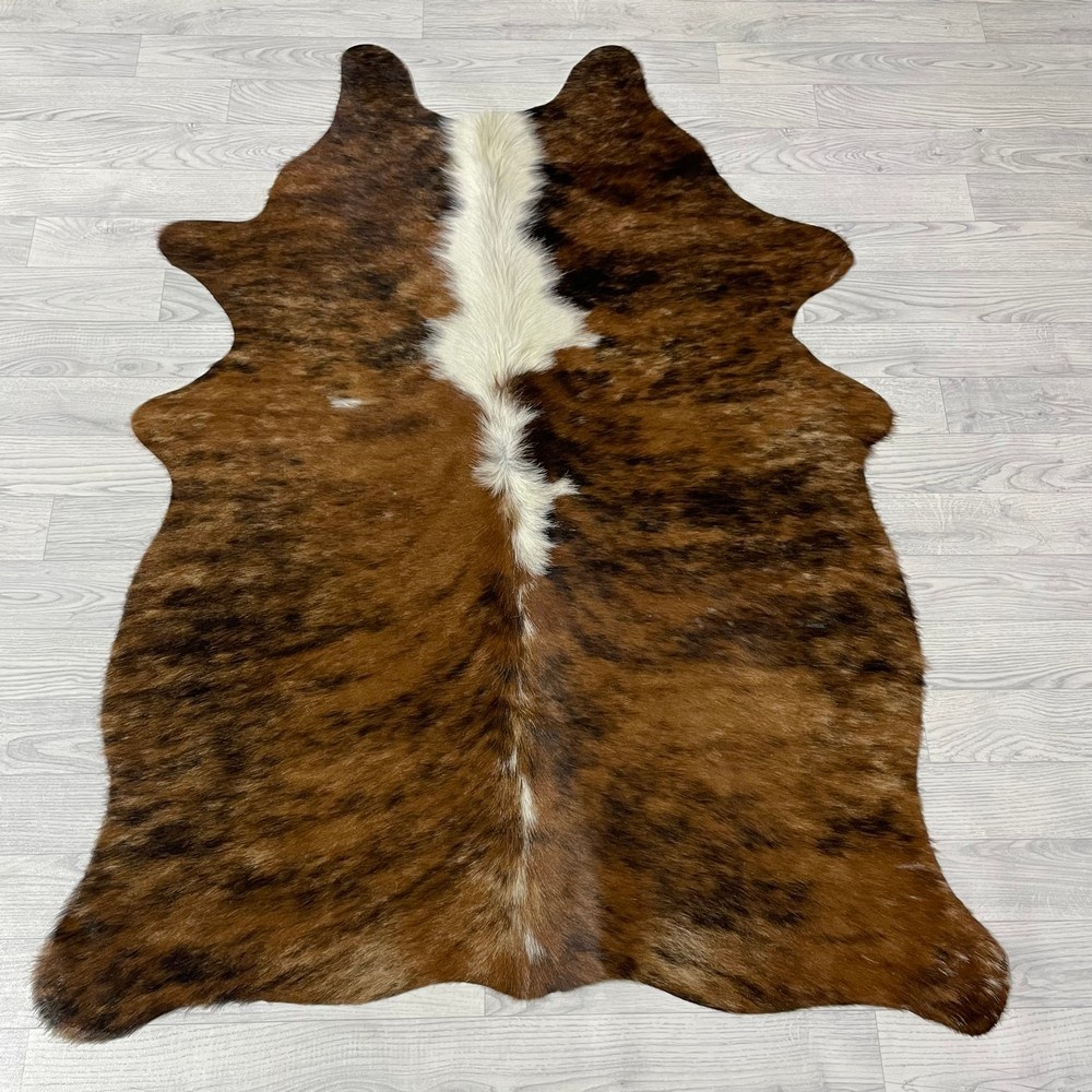 Lederstore Koeienhuid bruin zwart wit 160x115cm XS