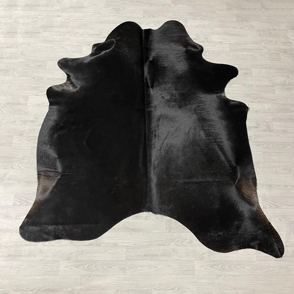 Lederstore Koeienhuid donker bruin 230x205cm M/L
