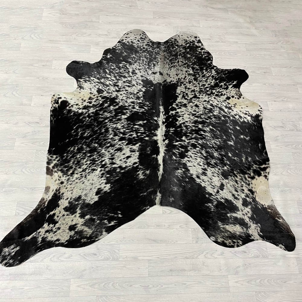 Lederstore Koeienhuid zwart wit creme SP 205x195cm M/L