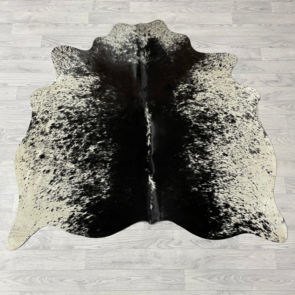 Lederstore Koeienhuid bruin zwart wit 145x150cm XS