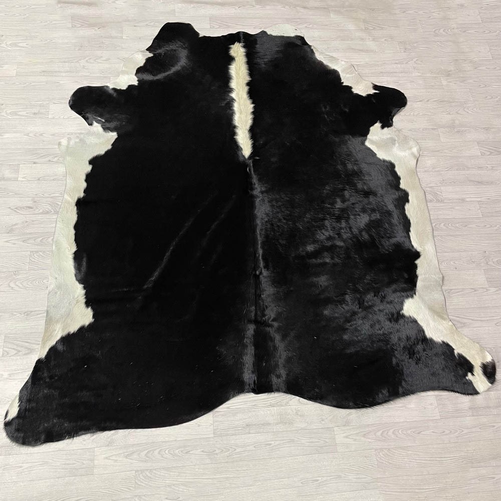 Lederstore Koeienhuid zwart wit 235x215cm XXL