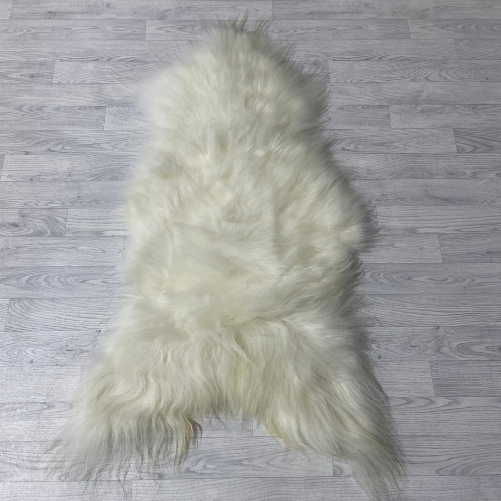 Lederstore IJslander schapenvacht wit 140x80cm XXL