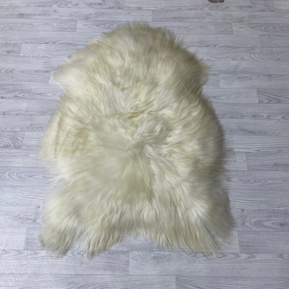 Lederstore IJslander schapenvacht wit 125x85cm XL