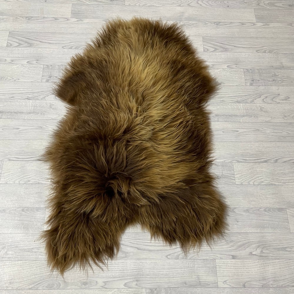 Lederstore IJslander schapenvacht bruin 120x70cm L