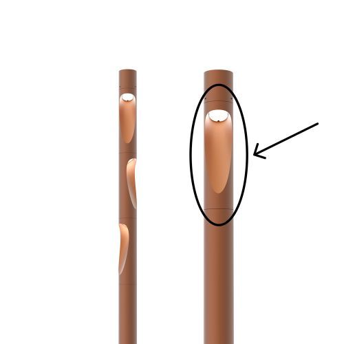 Louis Poulsen Flindt Plaza Lichtmodule - 3000K Sc zhaga - 35 - Bruin