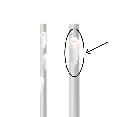 Louis Poulsen Flindt Plaza Lichtmodule - 2700K Nightdim - 15 - Aluminium