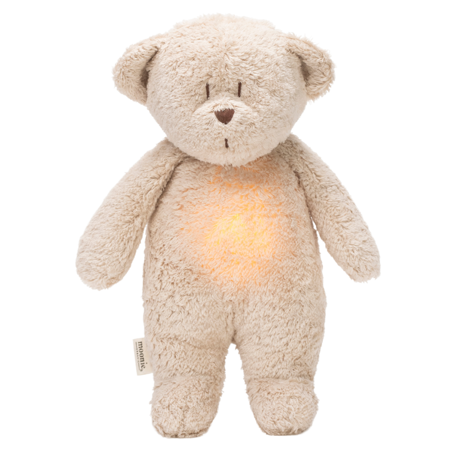 Moonie Slaapknuffel Humming Bear Sand Natur -  Organic