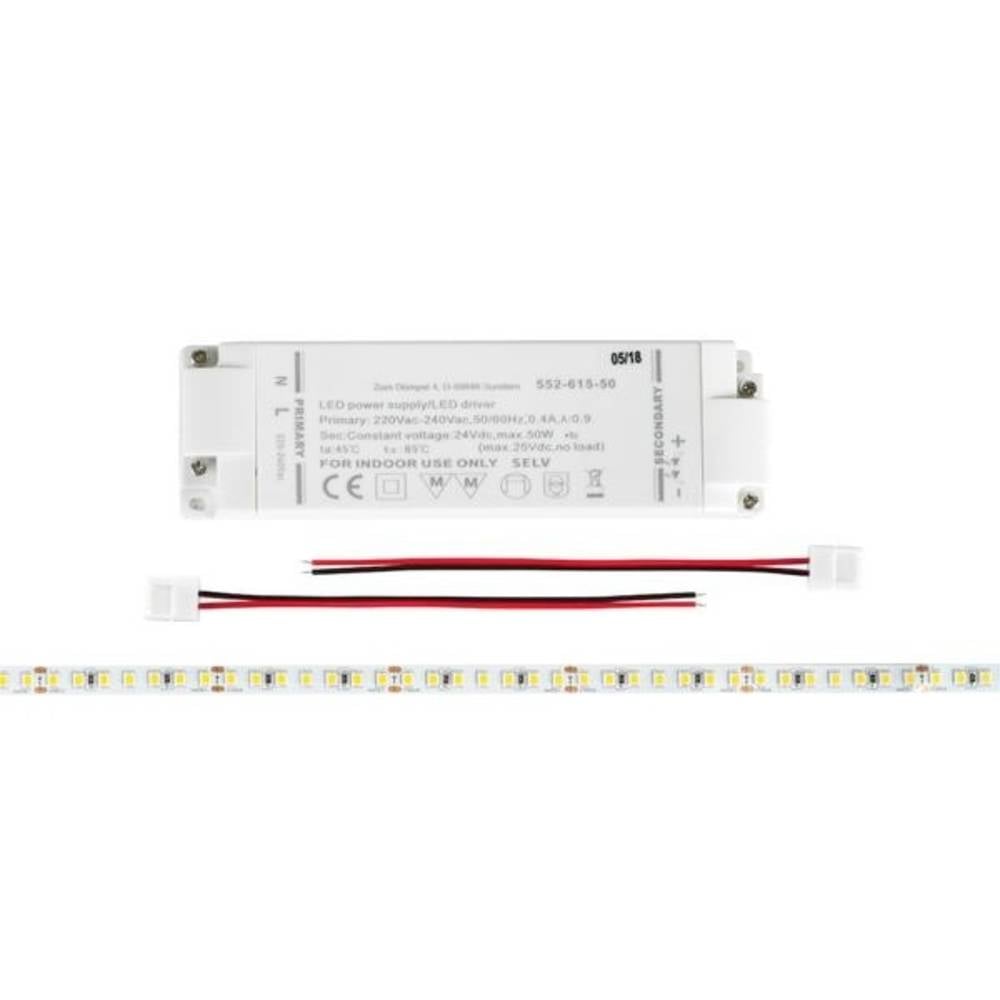 Brumberg 15292027 15292027 LED-strip complete set Energielabel: F (A - G) 24 V 5000 mm Wit 1 stuk(s)
