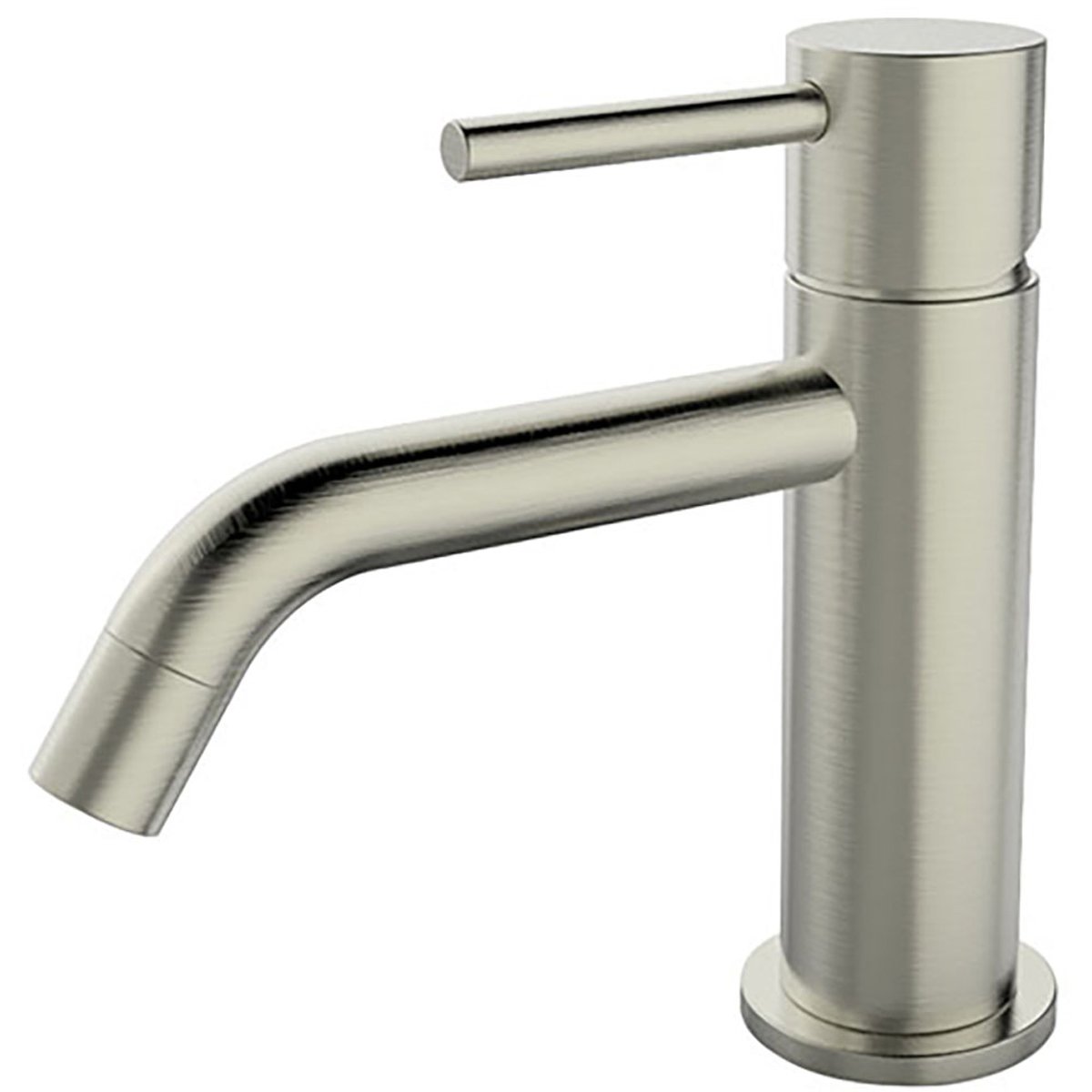 Wiesbaden Style Wastafelkraan - Geborsteld Staal