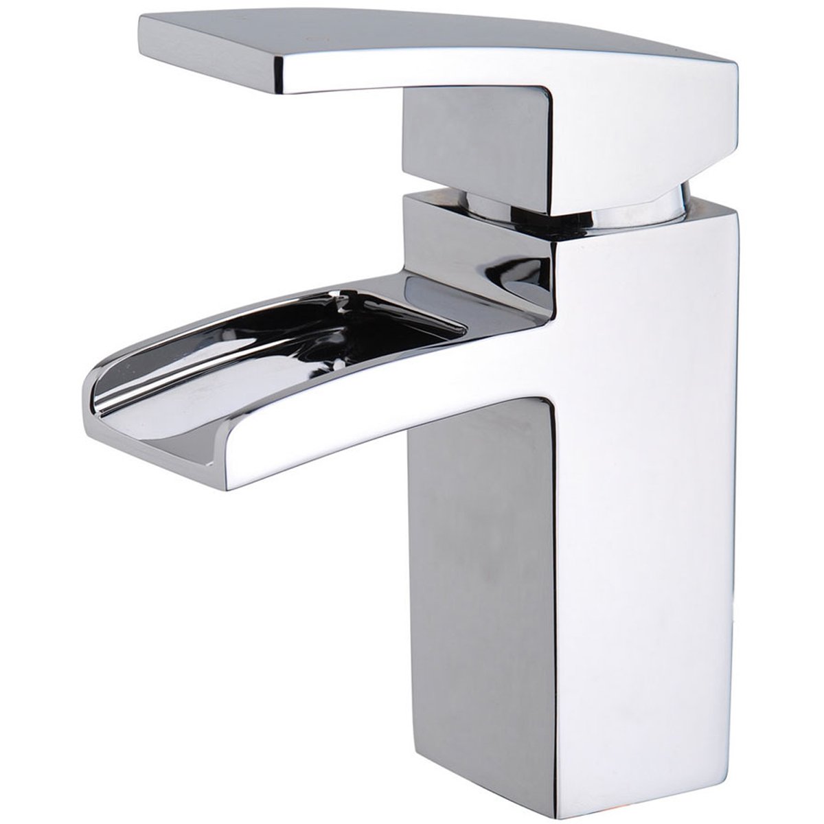 Xellanz Romo Wastafelkraan Waterval met Clickwaste - Chroom