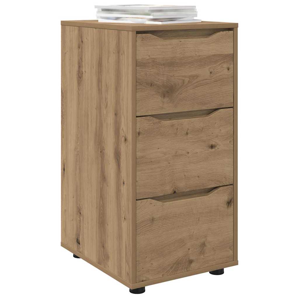 vidaXL Opbergkast Artisan Eiken 40 x 48 x 81 cm Bewerkt hout