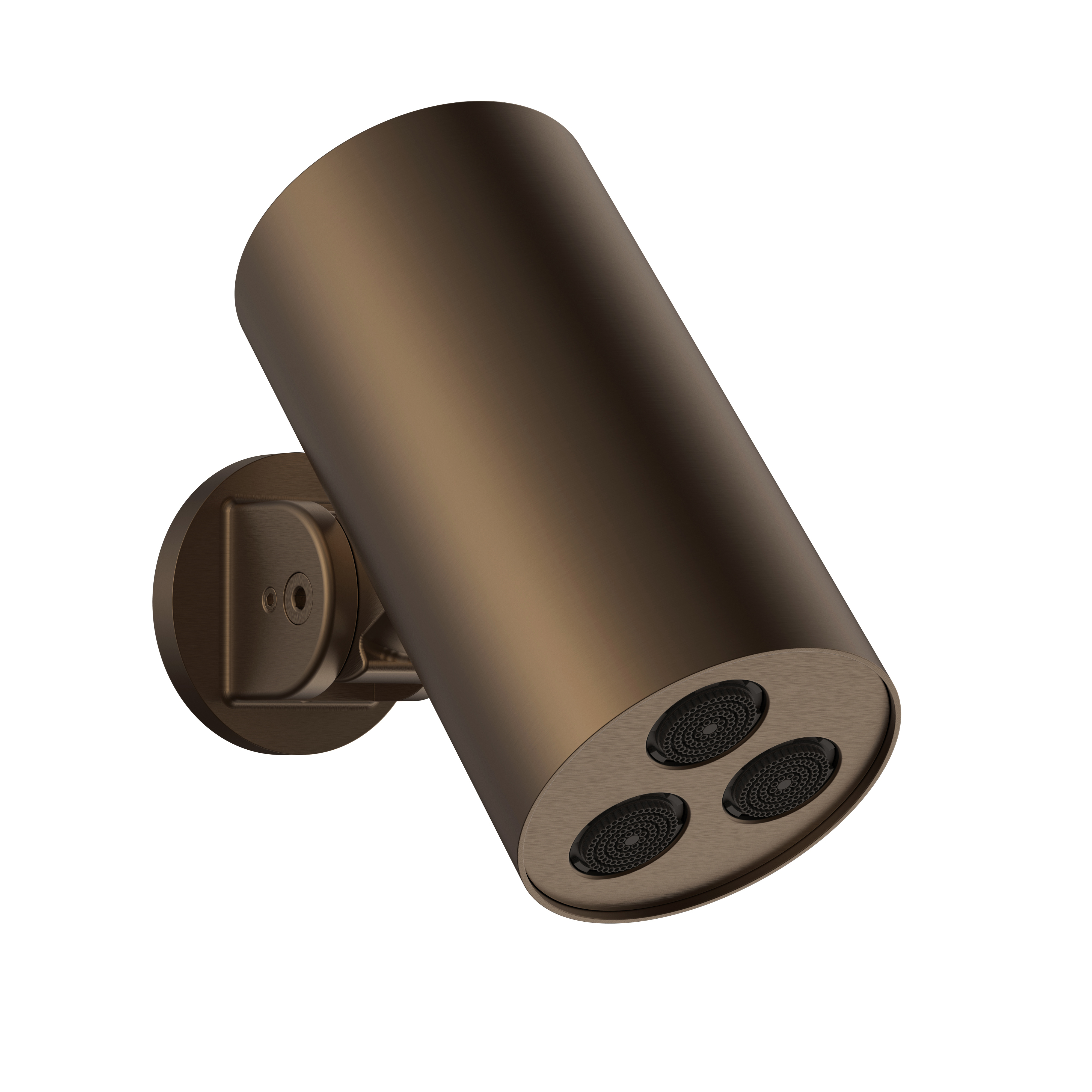 Boss & Wessing Hoofddouche BWS Sensa Cilinder Muur Geborsteld Brons PVD